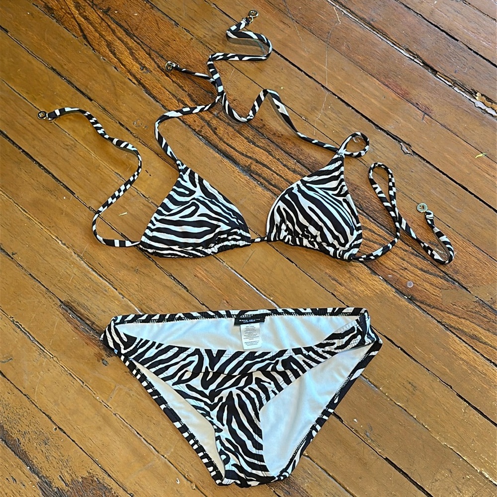 KATE SPADE Zebra Print Bikini
